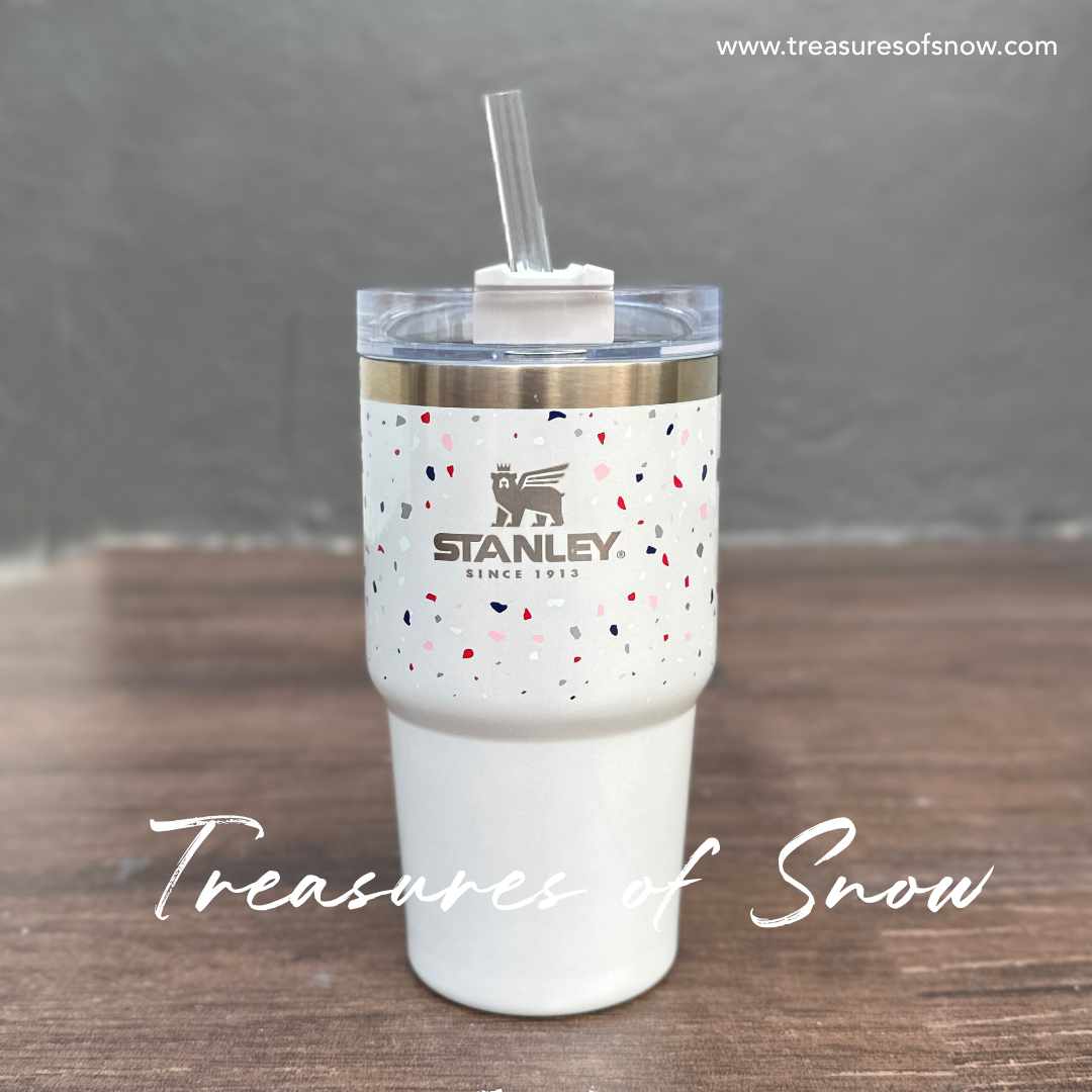  STANLEY Adventure 40oz Stainless Steel Quencher Tumbler-Terrazzo  Pearlescent : Home & Kitchen