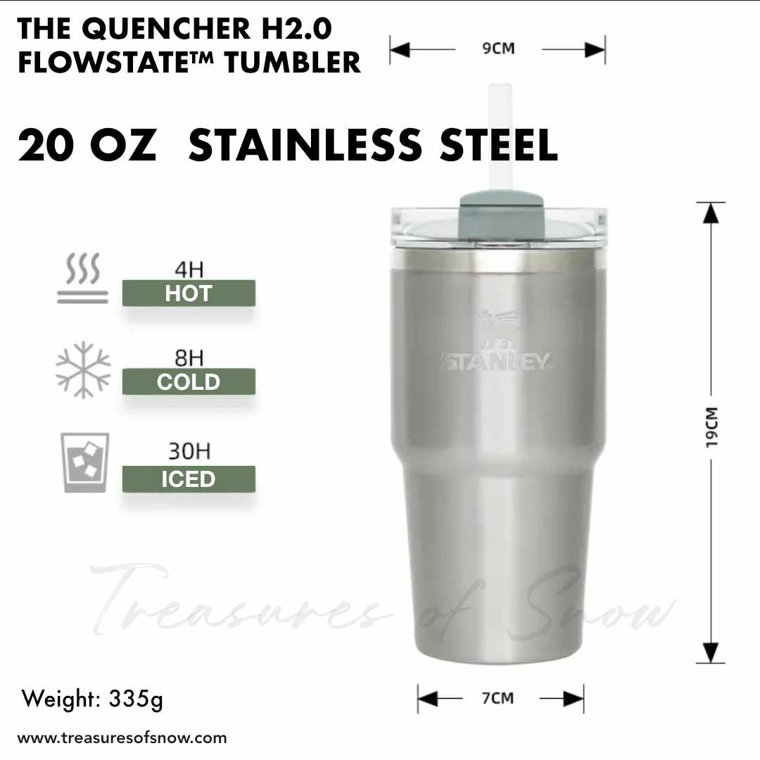 Stanley 30 oz. Quencher H2.0 FlowState Tumbler, Black