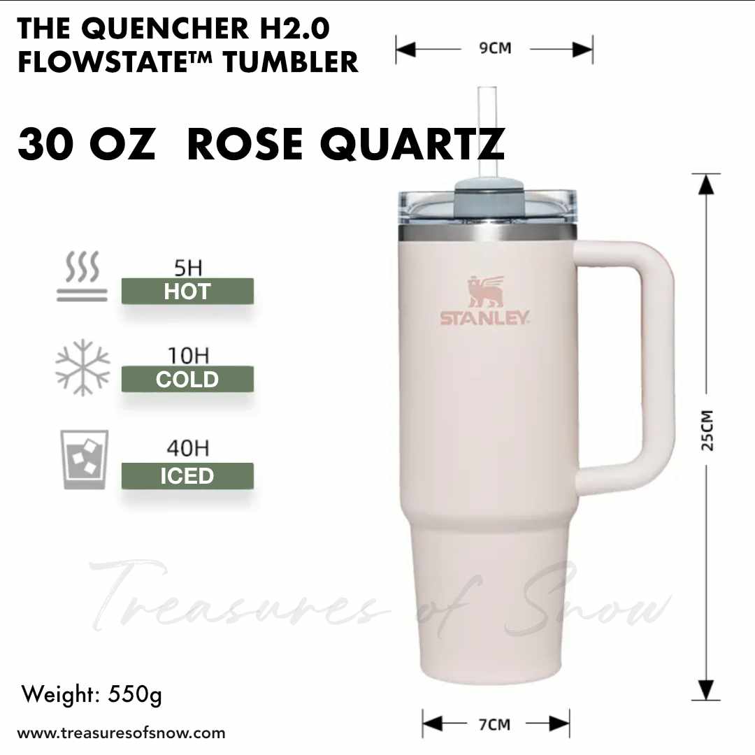 Stanley The Quencher H2.0 Flowstate Tumbler 30oz Cream