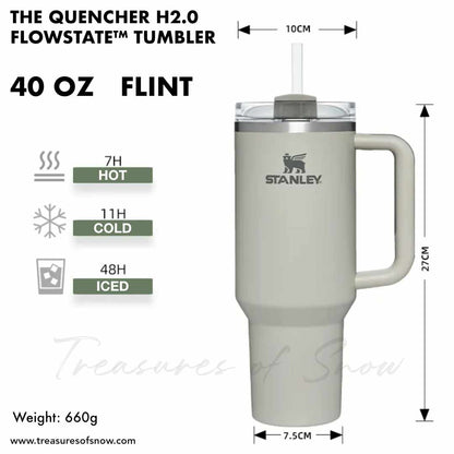 Stanley 40 oz. Quencher H2.0 FlowState Tumbler, Flint