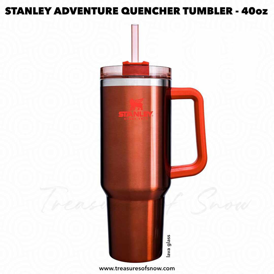 Stanley 40oz Stainless Steel Tumbler Adventure Quencher Chambray With Handle